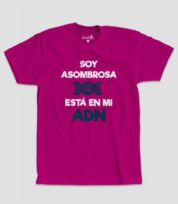 Camiseta ADN rosa