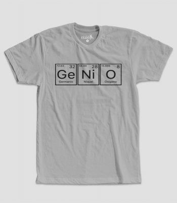 Camiseta Genio Gris