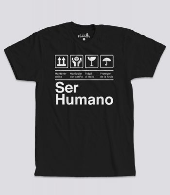 Camiseta Ser Humano negra