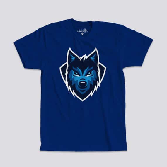 Camiseta Lobo Azul