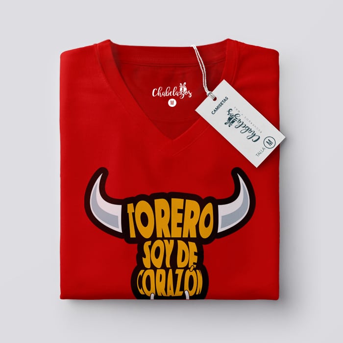 Camiseta Torero Soy Roja doblada V